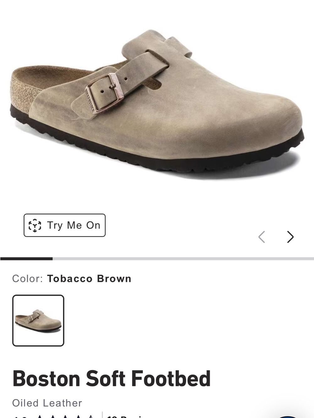 Birkenstock Boston Clogs Leather Tobacco 37